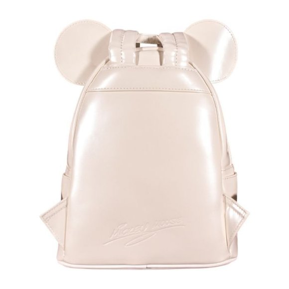 Loungefly Disney Mickey Mouse Pearl Mini Backpack - Picture 2 of 4